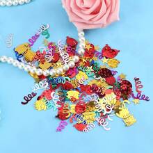 eecoo 60 G/Bolsa Globo de de Cumpleaños, Boda, Colorido, Lentejuelas, Confeti, Decoración, Suministros de Adorno para Fiestas, para Temas de Cumpleaños, Bodas, - 1 - Ver 3