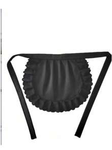 1件/2件女仆角色扮演围裙女仆角色扮演服装半围裙女服务员仆人服装女仆围裙可爱公主风格围裙日常围兜中国小厨师围裙 - 彩色 - 查看 11