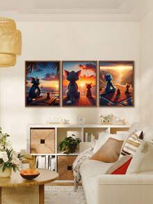 WB 1 pièce Affiche des Supers Nanas sans cadre, peintures décoratives pour la maison, affiches vintage classiques. Décoration de salle, bar, café, style nordique pour la maison, chambre à coucher