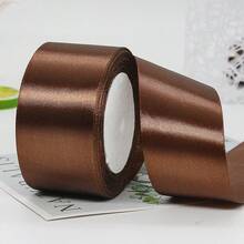 1 卷缎带手工蝴蝶结工艺品、婚礼圣诞装饰 DIY 卡片礼品包装