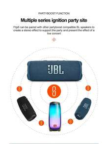 原装 JBL FLIP 6 蓝牙音箱，FLIP6 便携式 IPX7 防水户外立体声低音音乐跟踪扬声器，带独立高音扬声器 - 彩色 - 查看 9