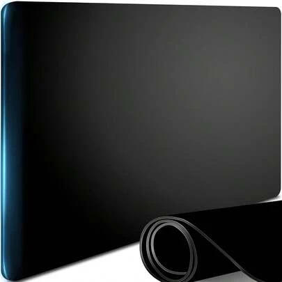 Retoo Alfombrilla de ratón para juegos x 50, antideslizante, alfombrilla de escritorio, tamaño, mejora la precisión y la velocidad XXL, color negro, superficie especial, alfombrilla