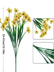 10pcs Artificial Decorative Plants, UV-Resistant Fake Greenery For Outdoor, High-Quality Anti-Oxidation Boston Fern Real Touch Realistic Fake Plants For Home/Kitchen/Room Decor, Wall Decor, Indoor/Outdoor Hanging Planters, Spring/Summer Garden Yard Decor, Halloween Decor, Home Decoration Artificial Flowers, Mother's Day & Valentine's Day Decor Gifts Birthday Graduation - Multicolor - View 19