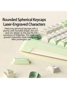 HP K120 Gaming And Office Keyboard: Highly Responsive Trigger Performance, Colorful Dynamic Backlighting, Non-Slip Mats, USB Plug-And-Play, Versatile Application, And Creamy Green. - Milk Green - View 3