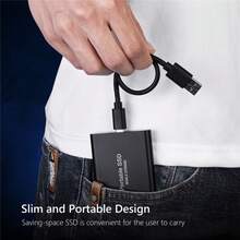 Portable SSD 2TB External Solid State Drive, 2TB SSD External Hard Drive - Xanh lam-2TB - Xem 2
