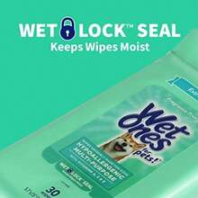 Wet Ones for Pets Multi-Purpose Dog Wipes with Vitamins A, C + E - Fragrance-Free Dog Wipes for All Dogs Wipes with Wet Lock Seal - 300ct Wipes Total(default) - Tipo 1 - Ver 5