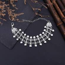 1 Peça Pulseira de Liga Vintage Desgastada, Acessório de Verão