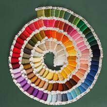 40/50/80/120 Color Embroidery Thread DIY Cotton Multi-Color Embroidery Yarn Sewing Embroidery Thread Set With Organizer Box Threads Embroidery Thread, Colorful Cross Stitch Thread, Embroidery Yarn Set, Embroidery Starter Kit DIY Craft