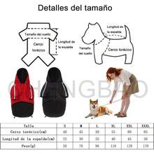 Abrigo de Perro Llevar Un Sombrero Ropa de Perro Engrosar para Mantenerse Caliente Suter para Perro Proteccin El Viento de Moda Abrigos para Perros Rojo, XXL - rojo + XXL - Ver 4
