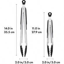 Good Grips - Juego de pinzas de 2 piezas con cabezales de nailon - Paquete de pinzas de 9 y 12 pulgadas - Ver 3