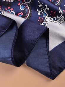 1pc Women's Beach Accessory Summer Beach Headscarf Headband, 90*90inch Satin Square Scarf, Versatile Headwrap, Top Quality Scarf For Party