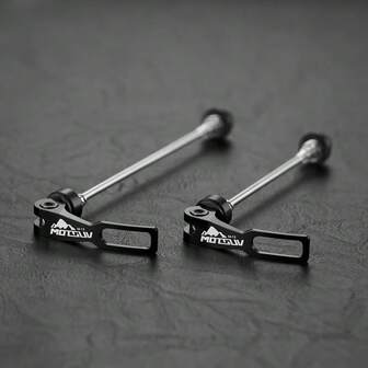 MOTSUV Mountain Bike/Road Bike Freewheel Quick Release Axle, Aluminum Alloy Fixed Axle Pull Rod