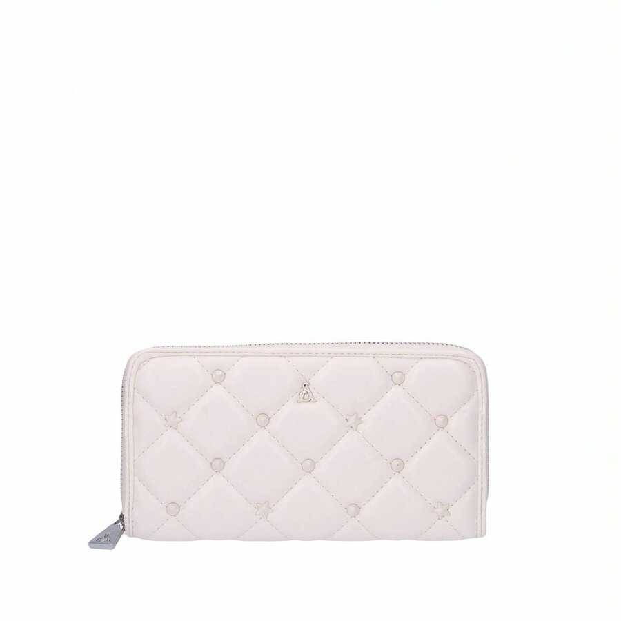 L'atelier Du Sac - Portafoglio Panna art.FLEUR - Bianco - Visualizzare 1