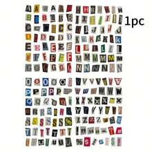 181pcs/4 Sheets English Alphabet & Number Symbol Sticker Pack, Vintage Scrapbooking Aesthetic Stickers, Planner Stickers, Scrapbook Materials, Letter Stickers, Scrapbooking Supplies, Durable Assorted Styles, Suitable For DIY Stickers, DIY Crafts, Scrapbooking, Fridge Decor, Room Decor, Bag Decor, DIY Phone Case, Bedroom Decor, Office Supplies, School Supplies, Party Gifts, Valentine's Day Gifts, Christmas Gifts, New Year Gifts