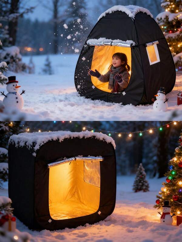 Tenda infantil, tenda sensorial, equipada com dispositivo de abertura rápida e design de sombra pesada - um abrigo tranquilo projetado para crianças com , TDAH e TPS - tenda sensorial portátil com painel de sombra e estrutura resistente para dormir