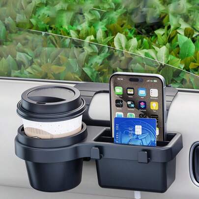 1 件装汽车杯架饮料架侧门窗手机槽悬挂式储物架收纳架适用于车辆内饰零件