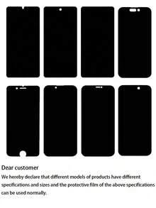 4 Stücke Bildschirmschutz kompatibel mit Samsung//OPPO/Vivo/Honor/Apple Smartphones, Datenschutz-Gehärtetes Glas, Kratzfest, Fingerabdruckfest, Vollflächenabdeckung, Geburtstagsgeschenk für Familie/Freunde