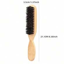1pc/2pcs Men Beard Brush, Hair Brush, Hair Comb, Women's Bangs Comb, Edge Brush, Volumizing Hair Brush, Anti-Static Hair Styling Tools