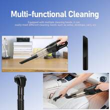 Bezprzewodowy odkurzacz, ręczny odkurzacz 2 w 1, przenośny i lekki odkurzacz, odpowiedni do czyszczenia podłóg/dywanów/sierści zwierząt/samochodów, narzędzie do czyszczenia sof