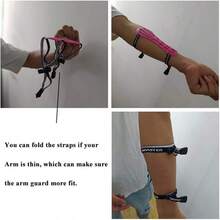 BICASTER - Protectores de brazo para tiro con arco - 1 pieza - Verde - Ver 5