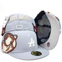 Gorra de béisbol bordada de tamaño masculino muñeca ángel gorra deportiva de hip - hop casual conjunta - A - Ver 7