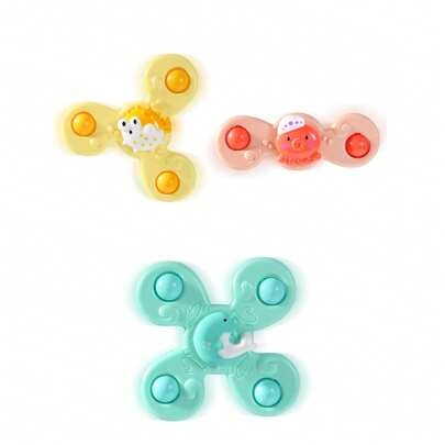 Juguete giratorio sensorial para bebés, bolas de múltiples texturas y diseño de rotación suave, entrenamiento de coordinación mano-ojo, juguete educativo con tema del océano fresco, adecuado para niños y niñas, regalo de crecimiento (3 opciones de tema disponibles), regalo de Pascua/cumpleaños/Día del Niño