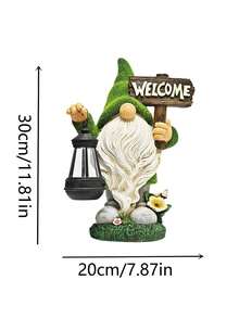 1PC Christmas Room Decor, Home Decor Cartoon Garden Gnome Decor Wall Sticker Faceless Old Man Window Sticker