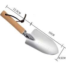 Vaka Life 3Piece Garden Tool Set with Wooden Handles for Planting and ing Stainless Steel Kelle Hand Planter  Fork for Outdoor Gardening Ideal for Soil Work Flower Bed Maintenance and Vegetable Garden Care Durable and Ergonomic Design Color: E5Pc