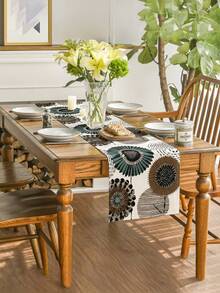 1pc Bohemian Style, Multi-Size Options, Table Runner, Table Decoration, Tablecloth, Home Decor, Dining Table Decor, Fireplace Mantel Scarf, Glass Door & Window Valance, Entryway Decor