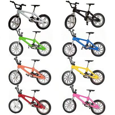1 Stück 2025 Neues Legierung Simulation Fahrrad Modell Spielzeug, kreatives Mini Finger Fahrrad, kleines Fahrrad für Familie - Jungen & Mädchen - Heißer Verkauf - Beliebte Produkte - Geschenk für Freund/Freundin - Geburtstagsgeschenk - Weihnachtsgeschenk - Perfektes Geschenk