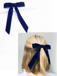 1pc Classic Velvet Bow Hair Clip, Elegant Vintage Style Accessories, Suitable For All Occasions Valentine's Day Valentines,Hair Barrettes, Claw Clips, Hair Slide