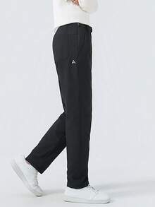 女士冬季滑雪裤 – 保暖加厚衬里保暖裤，带拉链口袋、多口袋和腰带，防风防水，石墨烯加厚长裤，适合滑雪、周末休闲和徒步旅行 - 黑色 - 查看 3