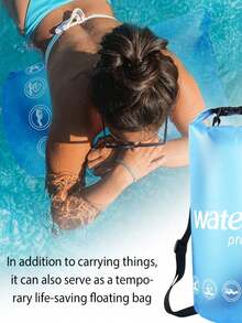 Dry Bag Waterproof,  Floating And Lightweight Bags For Kayaking, Boating, Fishing, Swimming And Camping With Waterproof Phone Case - Blue - View 2
