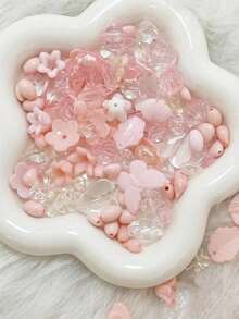 亚克力DIY饰品，奶油胶手机壳，发夹，装饰饰品材料，巴洛克饰品，DIY手工耳环，头饰，鞋子，服装配饰。本产品广泛应用于装饰，吊坠等。 - 彩色 - 查看 4