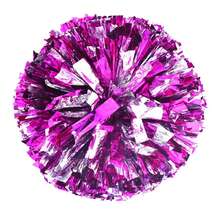 1pc Cheerleading Pom Poms With Handle Cheer Balls, Women Girls Hand Dance Mutipulcolor Pompoms For Club Sports Events Dancing Party Club, Cheerleader Team Performance, Competition Cheerleading Cheering Ball Club Sport Supplies Cheerleader Pompoms, Cheerleading Accessories - Multicolor - View 11