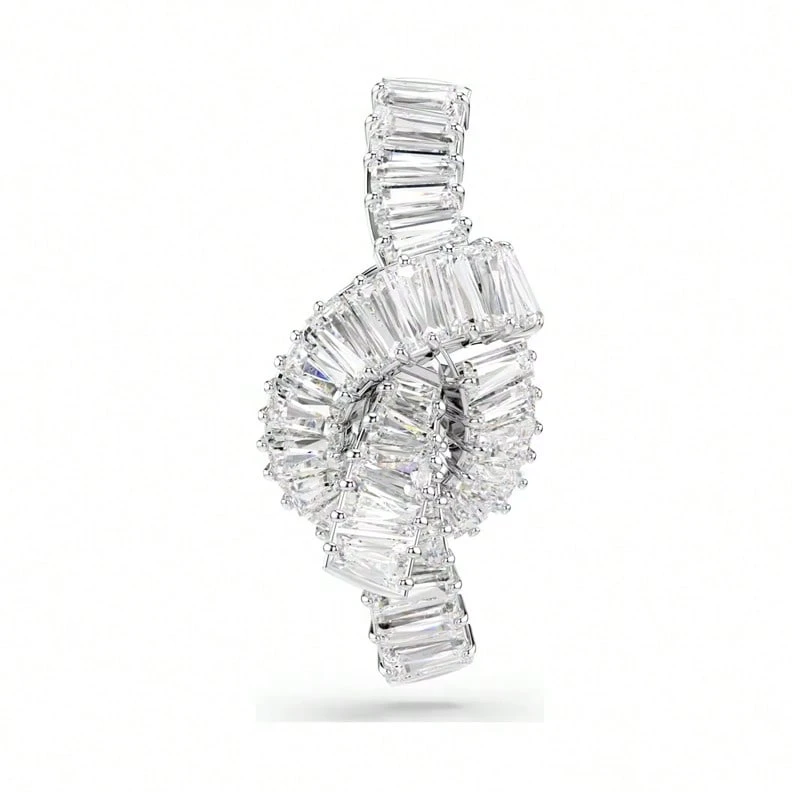 Swarovski Matrix Women's Delicate Small Brooch 5731102 - White 5731102 - View 1