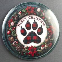 1PC Manual Christmas Bottle Opener Refrigerator Magnets For Beer And Beverages - Easy To Hold Round Bottle Opener, Decorative Fridge Magnet With Nativity, Santa Claus, Snowman Elements, Fun Kitchen Supplies, Thanksgiving, Christmas And New Year Gifts, Christmas Party Supplies, Family Dinner