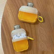 创意啤酒罐造型3D瓶盖设计保护壳，兼容苹果1/2/3/Pro/Pro2/Pro3，防摔防刮 - 無色 - 查看 4