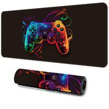 Game Controller Mouse Pad, Gamepad Computer Gaming Keyboard Mat, Large Office Desk Mat, With Sewn Edges And Anti-Slip Back To School Gaming Mouse Pad Desk Accessories Office Supplies Office Desk Accessories Mousepad Mouse Pad For Desk - Gamepad - View 12