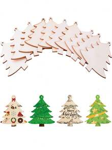 20 buc-Ornamente din lemn DIY, nefinisate, decorațiuni agățate pentru brad, pentru meșteșuguri DIY, decor de Crăciun, petrecere pentru casă, cele mai bune cadouri, decor de ziua de naștere, decorațiuni de Crăciun, decor de cameră, Crăciun, ornamente de Crăciun din lemn de pictat