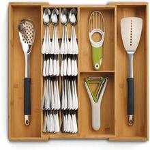 Joseph Joseph DrawerStore Compact Knife Organizer, Holds Up To 9 Knives, Kitchen Organization &Amp; Drawer Storage, Bamboo - MàuA - Xem 1