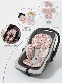 وسادة مقعد من الفرو المنفوش لعربة الأطفال قطعة واحدة، وسادة مناسبة لجميع المواسم لعربة الأطفال، المهد، عربة الدفع، إكسسوارات الطفل الحديث الولادة