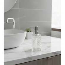 Set de baño estilo nórdico, 5 piezas, diseño panal, organizador multifuncional duradero para limpieza de baño y familias, accesorios para aseo personal y orden doméstico, materiales resistentes - Blanco - Ver 2