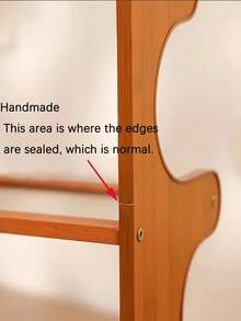 1 Piece Bamboo Storage Rack With Stylish Lacquered Design Multi-Tier Bamboo Countertop Display Rack - Great For Storing Cups, Books And Spices - Great For Kitchen, Living Room Or Office Decor, Office Organization | Modern Bookshelf Designs | Durable Bamboo Bookshelf, Bamboo Bookshelf - Brown - View 5