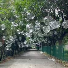 18inch 50pcs Transparent Bubble Balls, For Party Decoration Background