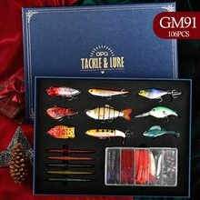 OPQ OPQ Fishing Gift Box Lure Set, Halloween, Christmas, Birthday Gift For Father, Husband, Boyfriend, Suitable For Saltwater And Freshwater Fishing