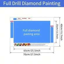 Conjunto de pinturas com diamantes com tema de arte moderna: tela com tema de estilo nórdico. Pintura com adesivos de diamante redondos, faça você mesmo, artesanato com diamantes, pintura em mosaico, decoração de parede para pôster adulto, pintura com diamantes para decoração de casa, arte de parede faça você mesmo, aproveite a diversão do artesanato, o melhor presente para amigos (sem moldura)