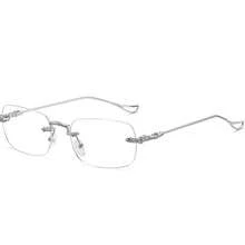 Fashionable Versatile Minimalist Silver Glasses