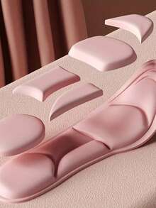 1 paire de semelles intérieures en mousse à mémoire de forme 5D - Respirantes, amortissantes, avec un soutien rembourré. Conception ergonomique pour la course, la marche et le port décontracté. Confort universel pour hommes et femmes, confort de marche, design de semelle intérieure élégant, matériau de semelle intérieure durable