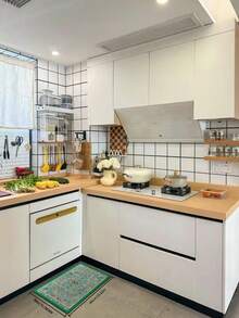 1 pieza Alfombra de cocina antifatiga, cojín de piso, alfombra de cocina verde, tapete de pie ergonómico, adecuado para bar, restaurante, decoración navideña del hogar